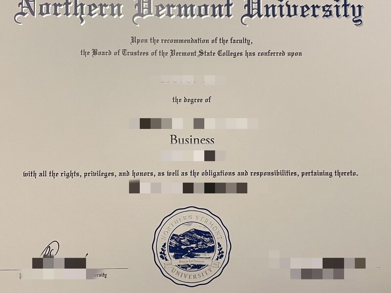 快速买北佛蒙特大学毕业证成绩单，美国佛蒙特大学毕业证