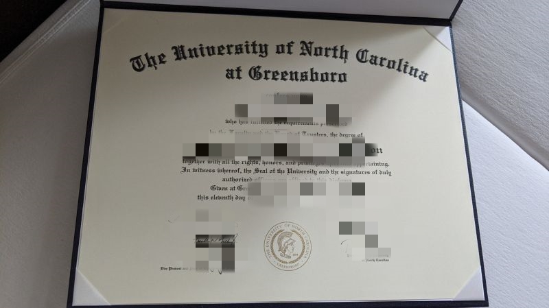 美国北卡罗来纳大学格林斯伯勒分校UNCG原版毕业证成绩单，北卡罗莱纳大学格林斯波洛分校