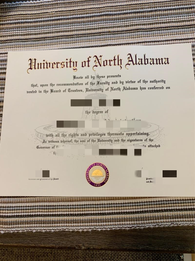 加急制作北阿拉巴马大学UNA学位证书，美国成绩单，北阿拉巴马大学学费