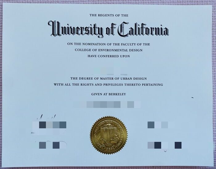极致还原加州大学伯克利分校毕业证成绩单，Berkeley毕业文凭