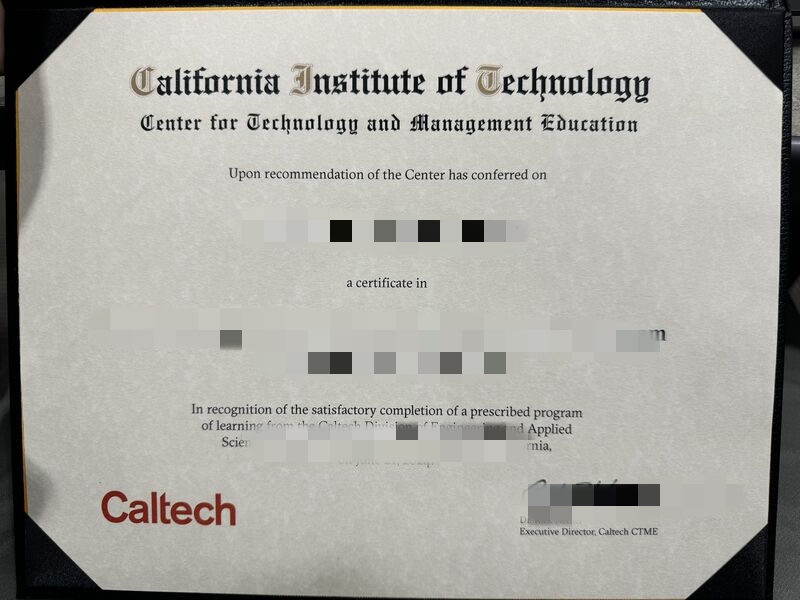 挂科办理加州理工学院毕业证diploma，Caltech Certificate transcript