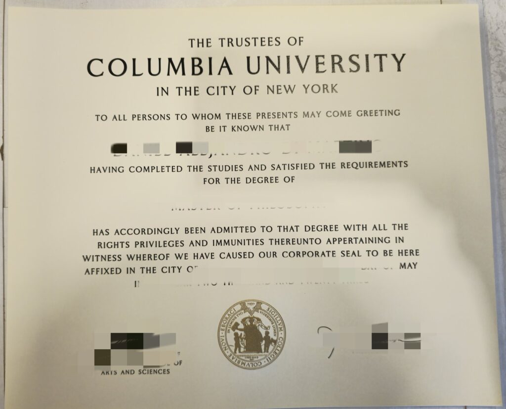 美国哥伦比亚大学columbia成绩单购买,在线定制哥伦比亚大学原版毕业证，哥大成绩单制作,办理哥大2025年学位证书degree
