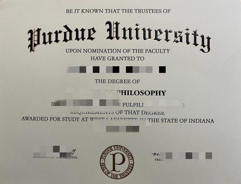 毕业纪念普渡大学毕业证书购买，Purdue diploma transcript