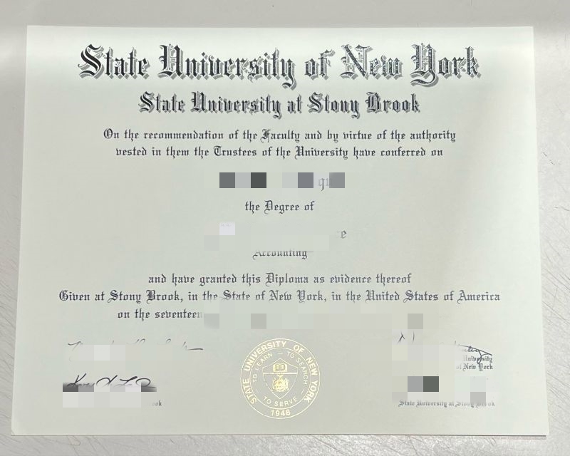 购买纽约州立大学石溪分校毕业证，美国SBU原版成绩单