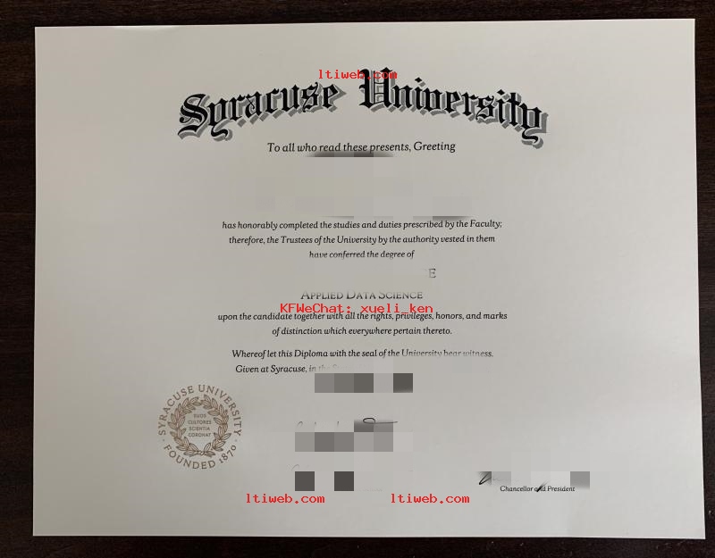 美国雪城大学毕业证成绩单制作_Syracuse毕业文凭复刻